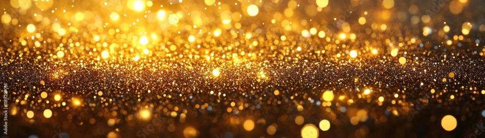 Aufkleber gold background with blurred light effects creating an abstract design for backgrounds and textures 