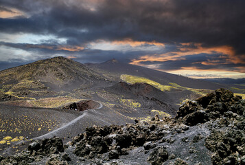Sur les pentes de l'Etna