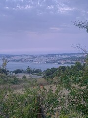 Serene Sea from the Mountains of Caparica, Portugal