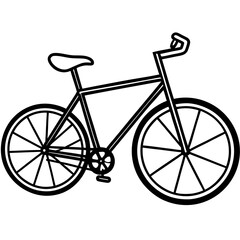 Elegant Bicycle Vector Illustrations