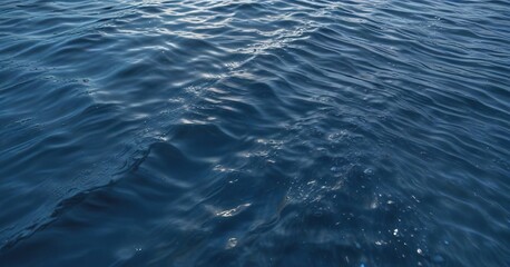 Grain pattern in shades of blue on the surface of a body of water, calming, pattern