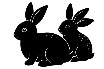 illustration of rabbits