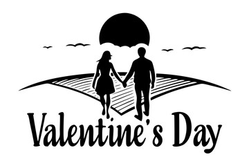 silhouette of a couple