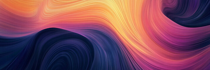 Vibrant Abstract Swirls - Dynamic Colorful Waves for Creative Design Background