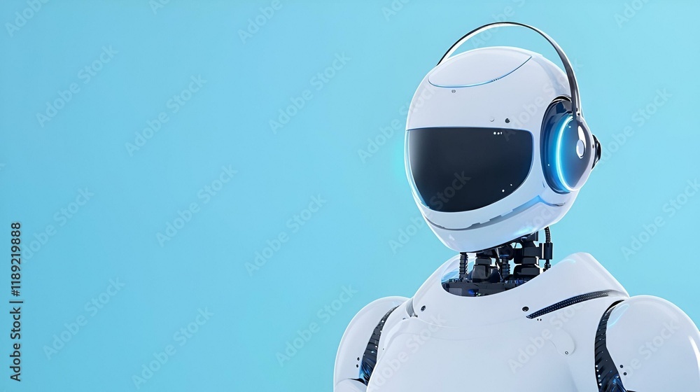 Poster ai chatbot assisting customers, a digital assistant engaging with users, providing instant support a