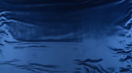 Abstract blue fabric background for business with smooth texture and waves ideal for design and presentations
