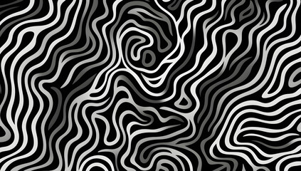  A Zebra skin maze pattern