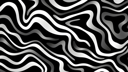  A Zebra skin maze pattern