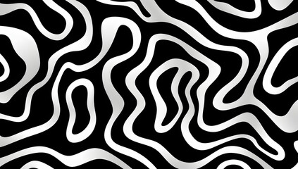 Fototapeta premium A Zebra skin maze pattern
