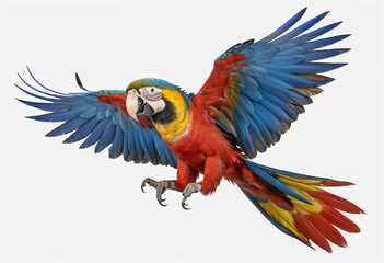 Fototapeta premium parrot on a branch