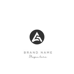 Creative Abstract Letter AG Logo Design, AG Logo Design For Business, Fashion, Branding, Signature