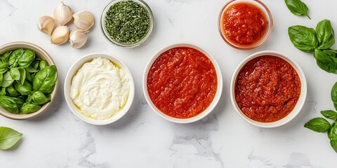 Fresh Ingredients for Italian Cuisine Preparation