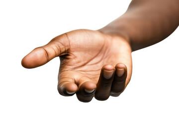 Close-up of a hand reaching out, inviting the viewer to follow, with a slightly blurred background to create a sense of depth.