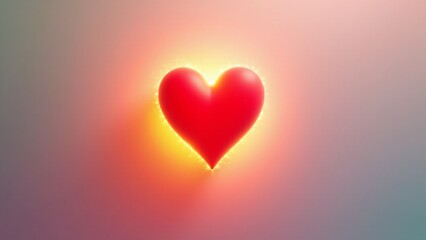 A glowing heart transforms into a radiant rainbow, symbolizing hope, love, and diversity. Soft beams of light spread warmth and joy, celebrating love's beauty in all its forms.