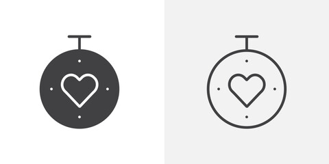 Healthcare icon flat and simple set design