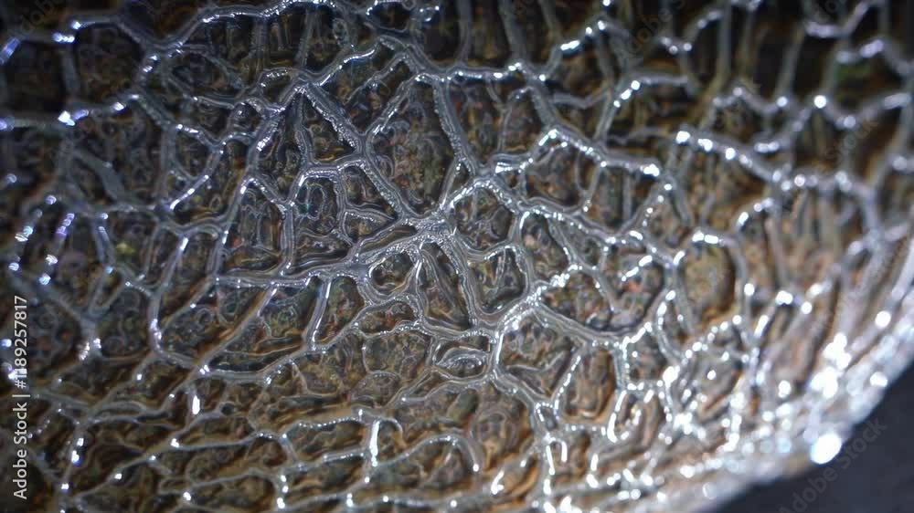 Aufkleber a close-up of a textured surface showcasing intricate patterns, reflecting light and highlighting na