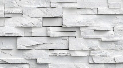 White stone wall texture background design