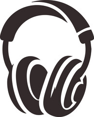 Modern Headphones Vector Icon Illustration
