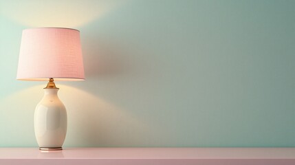 Illuminate Your Space Classic Bedside Lamp with Linen Lampshade in a Tranquil Bedroom Setting