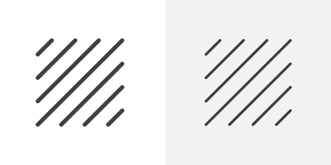 Texture icon flat and simple set design