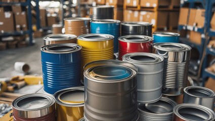 Recycling oil based paint cans at hazardous waste facility