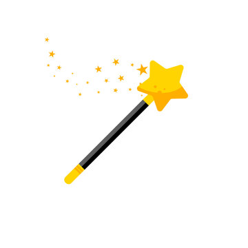 Magic wand - vector illustration