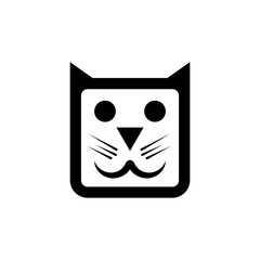 Cat Logo vector illustration. Animal brand identity logo