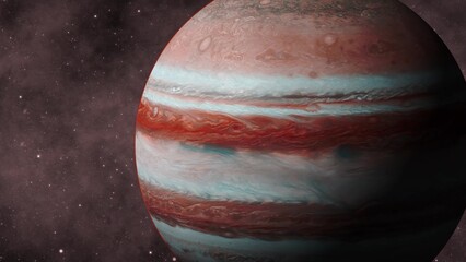 3d realistic planet glowing star