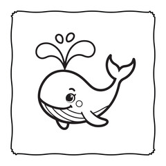 Cute and Cozy Coloring page, Bold and easy Coloring Page, coloring page, line art, black and white image