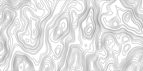 Abstract design seamless pattern with line topographic map. geographic mountain relief. retro topographic map. geographic contour map grid backdrop paper texture. terrain path isolated on background.
