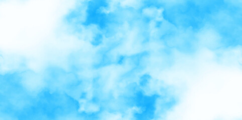 Blue sky with clouds.	