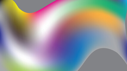   Abstract colorful shapes on grainy background