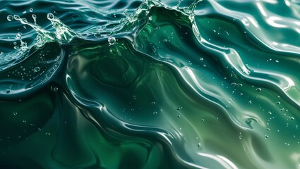 Serene summer water surface for cosmetic products