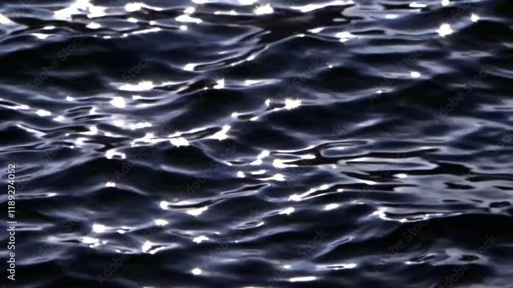 Poster a serene view of calm water, reflecting light and creating a tranquil atmosphere perfect for relaxat