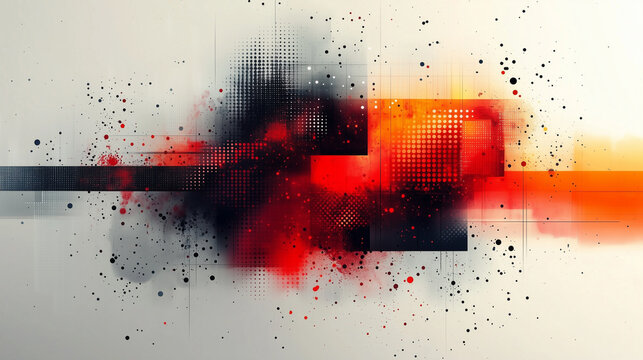 Dersky Sports Website Background: Dynamic abstract design on a theme with geometric patterns, perfect for website headers or promotional materials, on a white background.