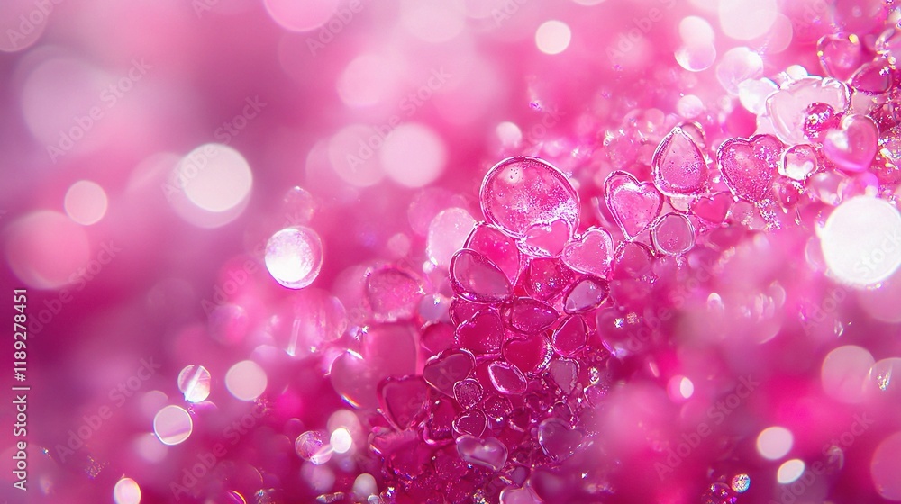 Poster shiny pink abstract background with sparkling elements and lines
