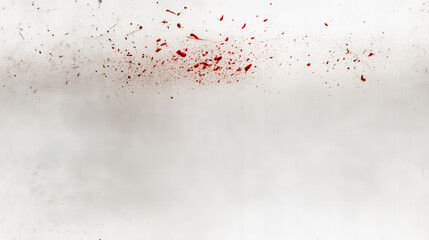 Obraz premium Dynamic splash of red droplets on a muted background creates an intense visual impact evoking emotion and intrigue