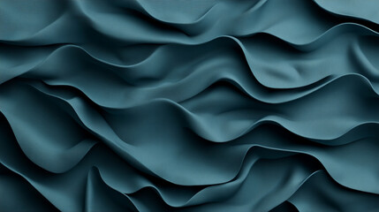 Obraz premium Textured fabric showcasing elegant blue waves
