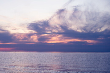 Obraz premium Sunset, the Baltic Sea