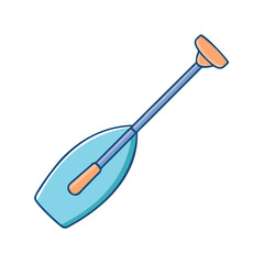 kayak paddle vector icon, kayak paddle vector illustration - simple illustration of kayak paddle, perfect for logos,and kayak paddle -themed designs.