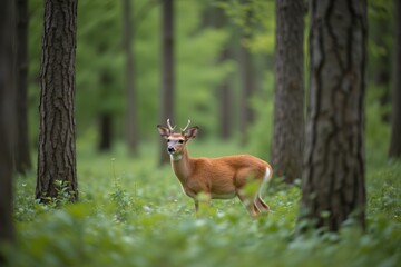 Serene Forest Deer