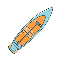 paddleboard vector icon, paddleboard vector illustration - simple illustration of paddleboard, perfect for logos,and paddleboard -themed designs.