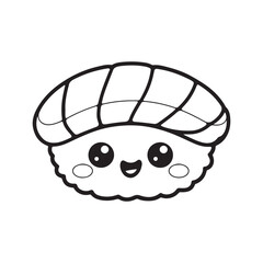 kawaii food Coloring page, Bold and easy Coloring Page, kawaii coloring page, Kawaii Drink Coloring Page, cute kawaii food and drink Coloring Page, line art, black and white image