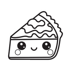 kawaii food Coloring page, Bold and easy Coloring Page, kawaii coloring page, Kawaii Drink Coloring Page, cute kawaii food and drink Coloring Page, line art, black and white image