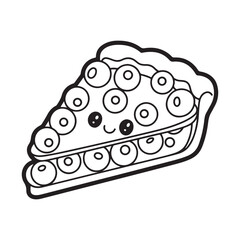 kawaii food Coloring page, Bold and easy Coloring Page, kawaii coloring page, Kawaii Drink Coloring Page, cute kawaii food and drink Coloring Page, line art, black and white image