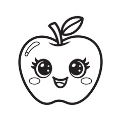 kawaii food Coloring page, Bold and easy Coloring Page, kawaii coloring page, Kawaii Drink Coloring Page, cute kawaii food and drink Coloring Page, line art, black and white image