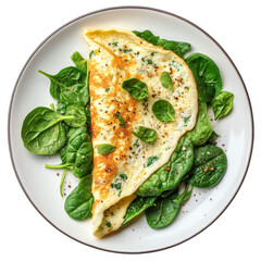 Delicious Spinach and Egg Omelette Recipe: A Healthy and Flavorful Breakfast