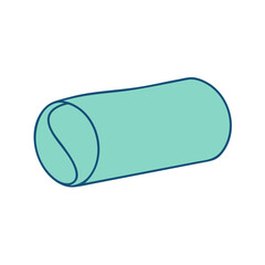 yoga bolster vector icon, yoga bolster vector illustration - simple illustration of yoga bolster, perfect for logos,and yoga bolster -themed designs.