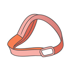 yoga strap vector icon, yoga strap vector illustration - simple illustration of yoga strap, perfect for logos,and yoga strap -themed designs.