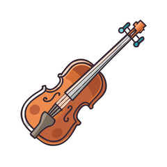 Fototapeta premium fiddle for traditional music icon, fiddle for traditional music vector,